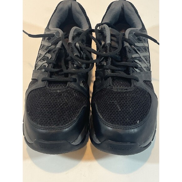 Reebok SubLite Work Shoe Mens Size 9 Black Safety Steel Toe RB4016 - Picture 4 of 12